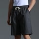 thumbnail image 5 of pstuiky Pantalones cortos para hombre, Pantalones cortos casuales de algodón con cordón y cintura elástica para hombre Pantalones cortos cargo, 5 of 7
