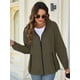 thumbnail image 5 of Chaqueta Impermeable para Mujer, Cortavientos, Impermeable, con Capucha, Plegable y Bolsillos. Verde XL, 5 of 9