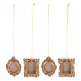 thumbnail image 1 of IFANLANDOR 4Pcs Baroque Photo Frames Resin Antique Style Photo Display For Home Decor Women, 1 of 8