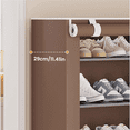 thumbnail image 3 of Tyidzon 8 Tiers Shoe Rack Organizer Large Capacity Tall Shoe Organizer Sturdy Shoe Storage Space Saving Shoe Rack for Closet, Entryway, Bedroom, Coffee, 3 of 3