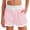 *Pink, variant on ClodeEU Women's Summer Striped Drawstring Shorts with Pockets,Casual Loose Fit Elastic Waist Bottoms Black,Womens Plus M