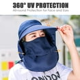 thumbnail image 4 of Coloody Wide Brim Sun Hat – Multifunctional UPF 50 Protection Bucket Fishing Hat Cap, 4 of 7