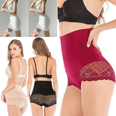 

Women s High-Waist Seamless Body Shaper Briefs Firm Tummy Control Slimming Shapewear Panties Girdle Underwear