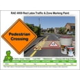 Red Latex Zone Marking Paint 1Gallon