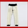 thumbnail image 3 of Mallas de mujer gruesas de felpa estirables a prueba de frío pantalones térmicos suaves cómodos ligeros accesorio de mujer interior invierno Prendas para la parte inferior del cuerpo Negro XXL Minnieouse AP013778-05, 3 of 6