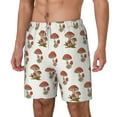 thumbnail image 2 of Balery Mushroom Mens Swim Trunks Swim Shorts for Men Quick Dry Inseam Beach Shorts with Compression Liner Pocket-X-Large, 2 of 9