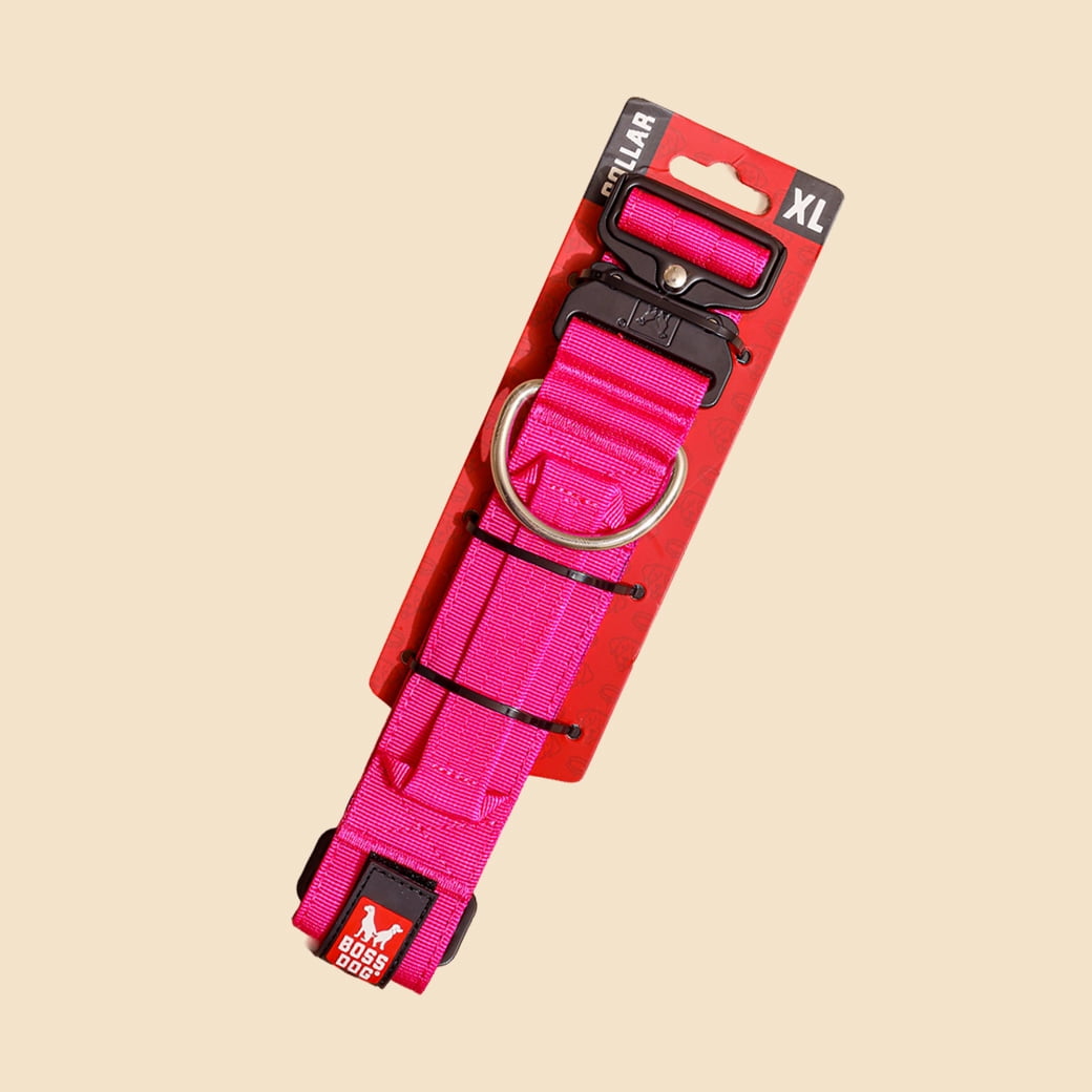 Boss Dog Proseries™  Heavy Duty, Padded Safety Collar, Hot Pink, XL