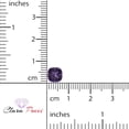 thumbnail image 3 of 2 ct 7.0x7.0mm Cushion Cut VVS1 Simulated Purple Alexandrite February Birthstone, 3 of 4