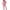 Pink, variant on YUGYXL Women Tracksuits 2 Piece Set Solid Color Thin Fleece Sweatsuits Fashion Stretch Waist Cropped Hoodie Sweatshirt Match Drawstring Sweatpants Today Clearance Black,S