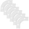 thumbnail image 6 of IBASETOY 6Pcs Tubing Elbow Conduit Clamp Holders White 90 Degree Support Base for Pipe Installation, 6 of 8