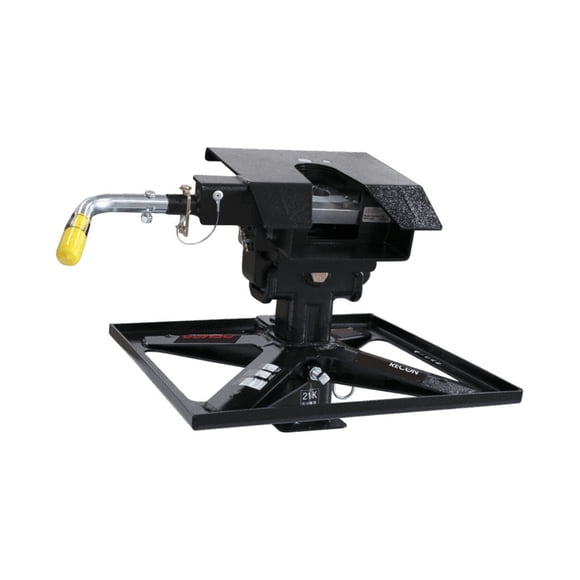 Demco RV Fifth Wheel Trailer Hitch 8550046 Recon; 2 Piece; Fixed; 21000 Pound Weight Carrying Capacity; 15-1/2 Inch to 18 Inch Height Adjustment