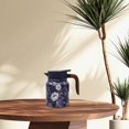 thumbnail image 4 of Vintage Floral Pattern Tea 2025 New Tea Pot Tea Built in Infuser 27 Oz Stainless Steel Floral Pattern Tea Pot Tea with Infuser Long Insulation, 4 of 5