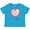 Turquoise, variant on Inktastic Pink Balloon Heart Boys or Girls Baby T-Shirt