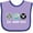 Lavender and Purple, variant on Inktastic Weightlifting Eat Sleep Lift Sports Boys Baby Bib