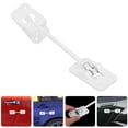 thumbnail image 3 of White Plastic RV Door Latch for Car Trailer Easy Installation Reliable Performance 2 Sets, 3 of 7
