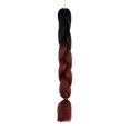 thumbnail image 4 of SAYFUT 24" Synthetic Hair Ponytail Afro Twist Braids Kanekalon Jumbo Braiding Ombre Crochet Braids(3-4 Bundle/Packs), 4 of 5