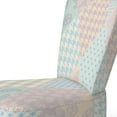 thumbnail image 3 of Designart "Multicolor Quilting Patchwork" Upholstered Patterned Accent Chair and Arm Chair, 3 of 5