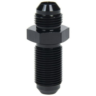 Allstar Performance ALL49615 12AN Straight Bulkhead Fuel Fitting, Black