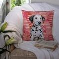 thumbnail image 3 of Carolines Treasures BB9795PW1414 Dalmatian Puppy Love Fabric Decorative Pillow  14Hx14W multicolor, 3 of 4