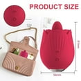 thumbnail image 5 of TLUDA Womens Rose Vibrator Tongue Licking Clitoris Stimulator Female Adults Sex Toys, 5 of 6