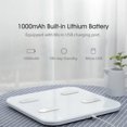 thumbnail image 3 of YUNMAI YUNMAI Color 2 Smart Body Fat Scale with LED Display, USB Charging, 1000mAh Battery, BT 4.0, Compatible with iOS & Android, White (Model M1302), 3 of 7
