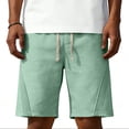 thumbnail image 6 of Admvng Men's Shorts Casual Lightweight Big & Tall Drawstring Elastic Waist Gym Shorts with Pockets, 6 of 6