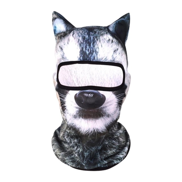 Clear Face Mask Summer Sunscreen Outdoor Face Mask Pattern Face Gini Headmask Halloween Face Mask