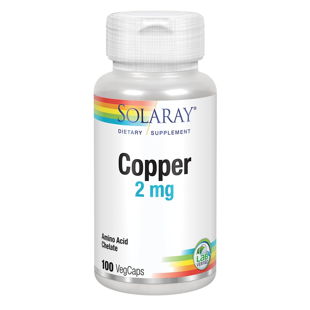 Solaray Copper 2 mg | Healthy Red Blood Cell Formation, Immune and ...