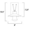 thumbnail image 2 of Maxim 54360 Civic 11" Led Wall Sconce, 2 of 5