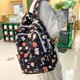 thumbnail image 4 of Mochila con patrón de fresa para mujer, mochila escolar con correa ajustable, gran capacidad para adolescentes y niñas, 4 of 6