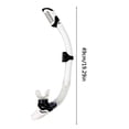 thumbnail image 1 of Tubo De Esnórquel Tubo de respiración seco Aegend, prácticos accesorios de silicona para exteriores (blanco) Ndcxsfigh Para Estrenar, 1 of 8