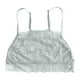 thumbnail image 5 of Top corto de encaje de color liso para mujer - Camisola con tirantes ajustables - Chaleco sexy informal, tejido de encaje - S-XXXL, 5 of 5