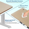 thumbnail image 2 of Walsunny Electric Height Adjustable Standing Desk 48 x 24 Inches Splice Board White Frame/Natural Top, 2 of 6
