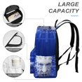 thumbnail image 4 of Hellraiser: Pinhead-theme Backpack, Campus style schoolbag Bookbag with Adjustable Shoulder Straps And Large Zip Compartment, Unisex Travel Bags.42x30x15cm, 4 of 6