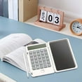 thumbnail image 6 of shamjina Foldable Calculator 12 Digit Desktop Calculator for Accounting Business Home White, 6 of 8
