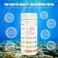 thumbnail image 3 of 100Pcs Aquarium Test Strips 7 in 1 Fish Tank Test Kit Freshwater Saltwater Aquarium Water pH Test Strips Kit for Total Hardness Nitrate Nitrite Free Chlorine Carbonate pH Value Total Alkali, 3 of 9