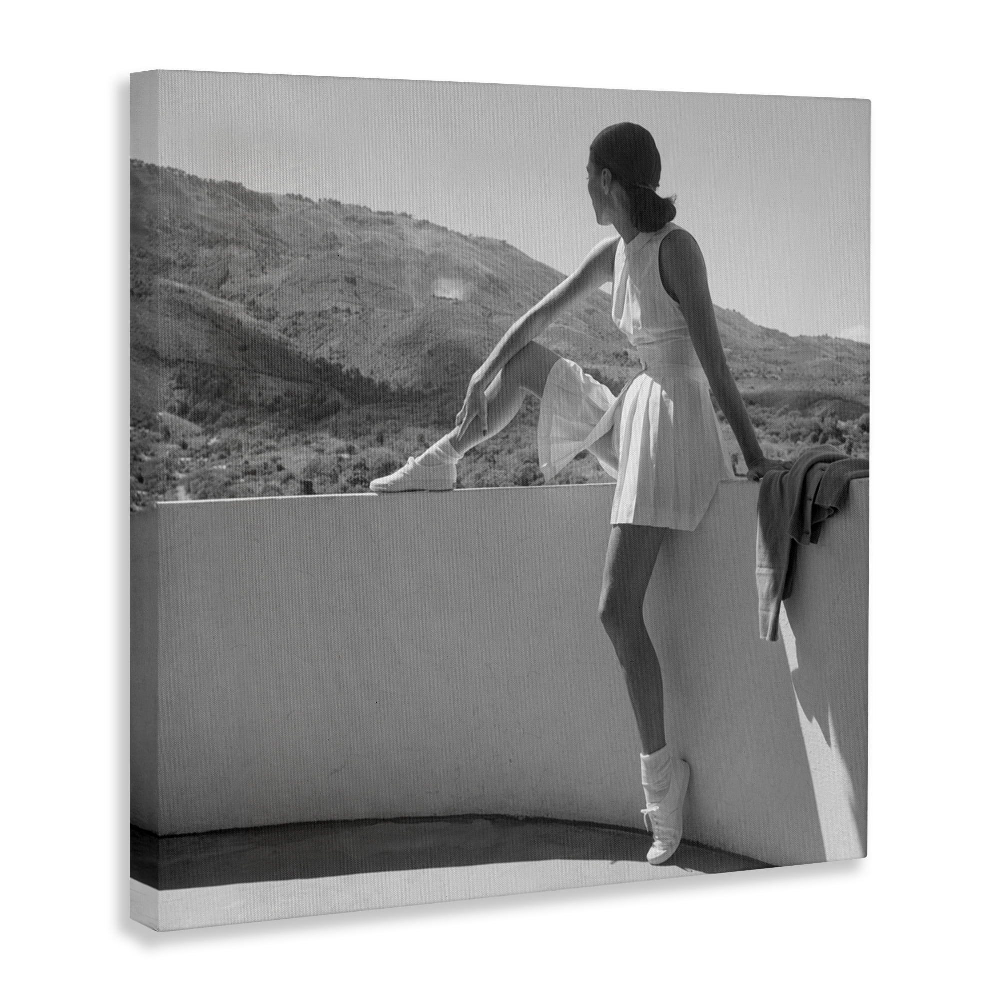 Stupell Industries Woman In Tennis Outfit Canvas Wall Art, design by Toni Frissell