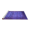 thumbnail image 2 of Ahgly Company Machine Washable Indoor Rectangle Oriental Purple Industrial Area Rugs, 5' x 7', 2 of 4