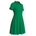 thumbnail image 4 of SUYIDA Girls Flutter Sleeve Solid Color Dress, Lace with Side Pockets, Lightweight Everyday Casual Swing Dress for Girls, 4 of 6
