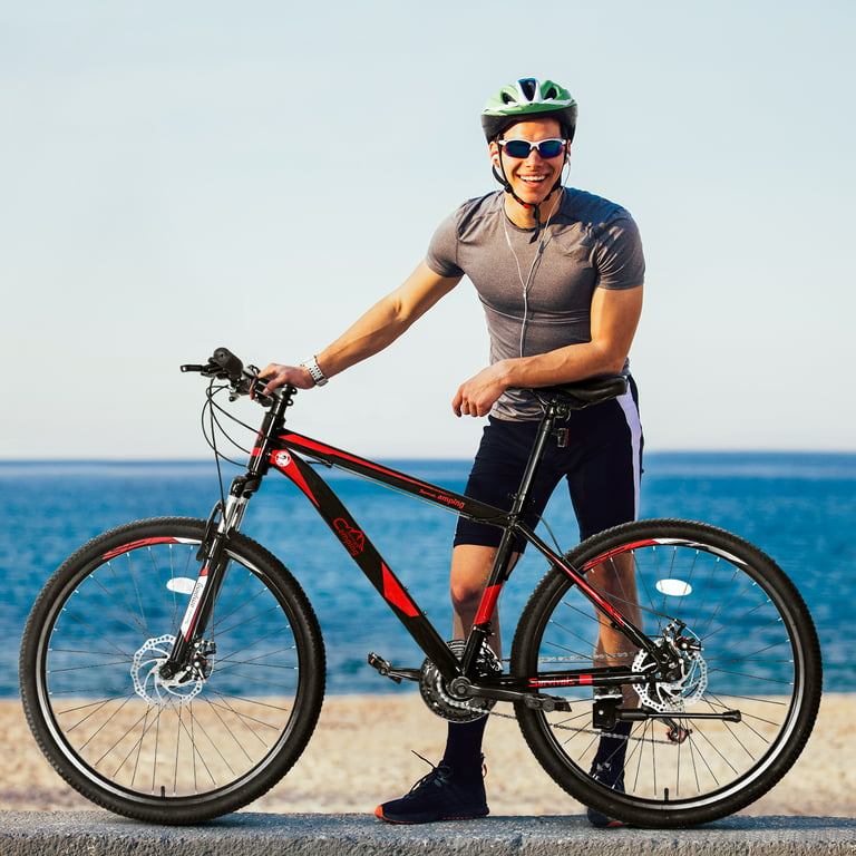 SHZICMY VTT Adulte 26 Pouces 21 Vitesses Camping Noir Poids 150 kg vélo  Jeunesse Frein à Disque vélos : : Sports et Loisirs
