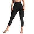 thumbnail image 2 of MKLEKYY Leggings deportivos para mujer, pantalones de yoga con bolsillos, leggings de entrenamiento de cintura alta, sin costuras, ajustados, para gimnasio, fitness y correr., 2 of 3