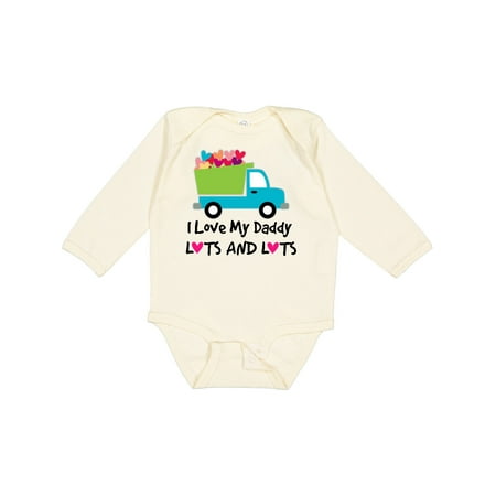 

Inktastic I Love My Daddy Outfit Boys Gift Baby Boy Long Sleeve Bodysuit