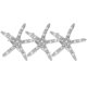 thumbnail image 1 of Rhinestone Star Hair Pins for Women with Silver Alloy Decor Beautiful Bride Hair Clips for Wedding Parties, 1 of 5