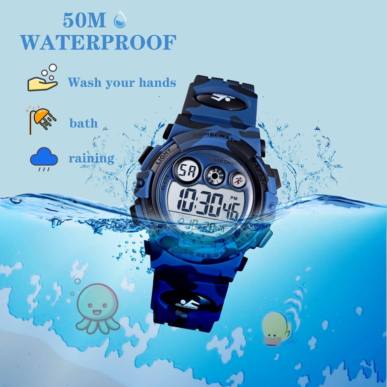 SKMEI Kids' Digital Sports Watch, Blue photo 7