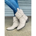 thumbnail image 4 of Bamboo Sadie-66 Women Casual PU CowboyBoot in Gray, 4 of 4