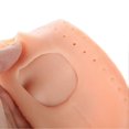 thumbnail image 4 of 1 paire de chaussettes en silicone pour pieds, protection anti-fissures, outil de soin des pieds, chaussettes de prévention, couleur chair, M, 4 of 4