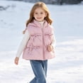thumbnail image 6 of YUANxueke Girls Puffer Vest Bowknot Trim Lightweight Sleeveless Hooded Jackets Fashion Cute Vests Quilted Coat,Pink,6 Years, 6 of 8