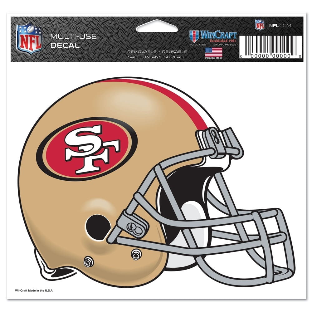 San Francisco 49ers Decal 5x6 Ultra Color - Wincraft