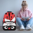 thumbnail image 2 of Yuyamidu Ladybug Kids Backpack Daily Use School Bookbag Casual Schoolbag for Boys Girls Large Space for Books Stationery and School Items, 2 of 7