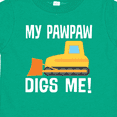 thumbnail image 4 of Inktastic My Pawpaw Loves Me Grandson Construction Truck Boys Toddler T-Shirt, 4 of 5